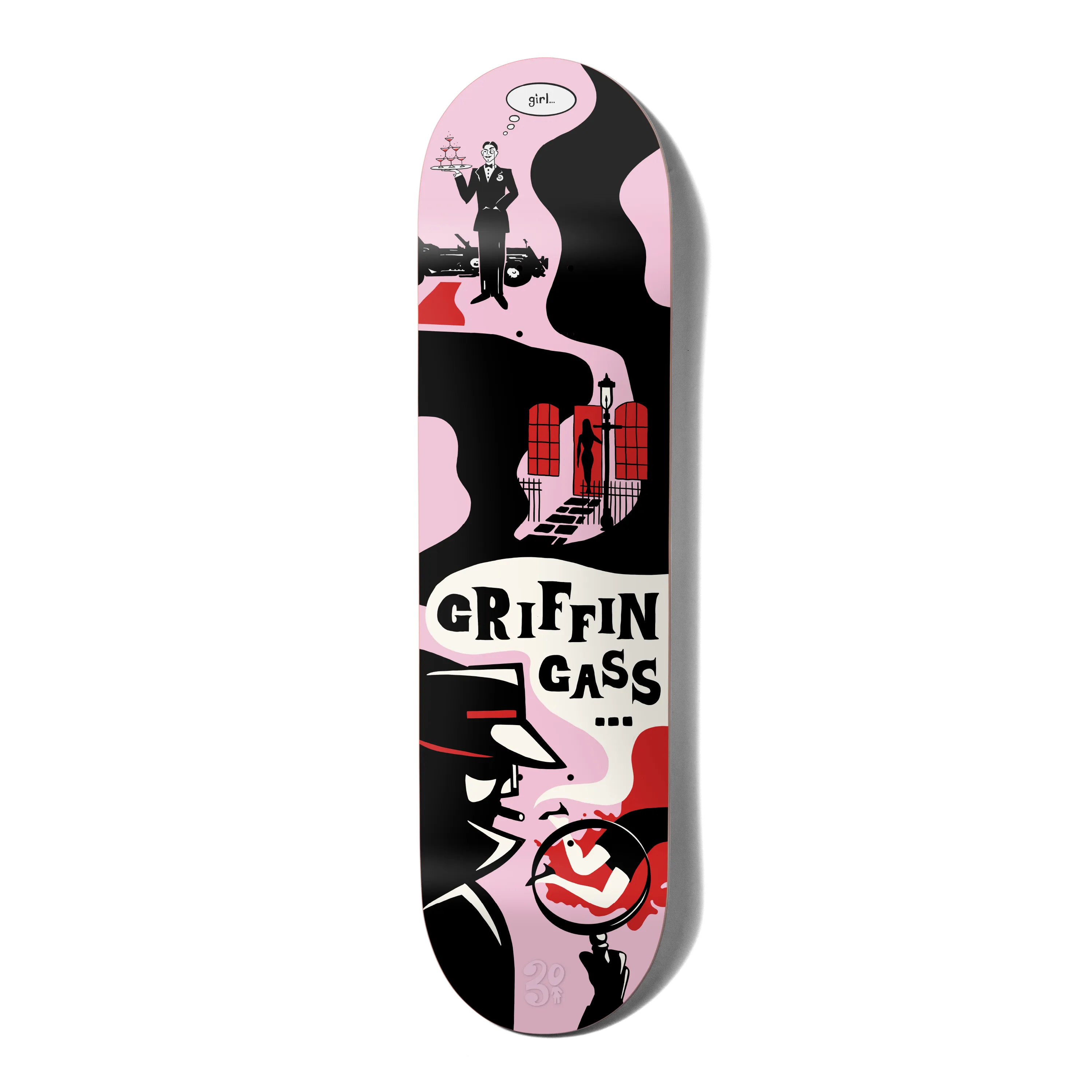 Girl Deck Mystery Noir Griffin Gass 8.5"