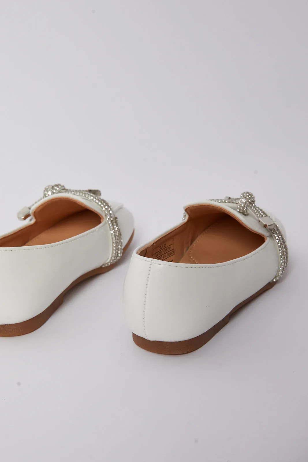 Girl White Loafer