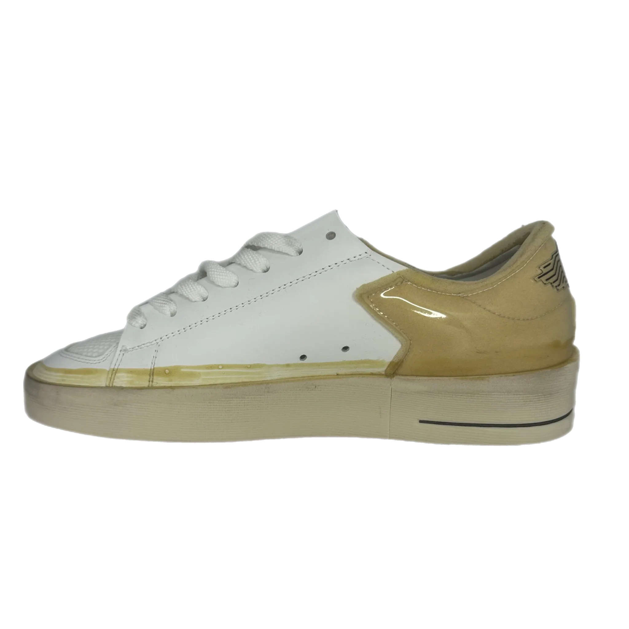 Golden Goose -" Stardan PVC Dirty White"- Size 6.5