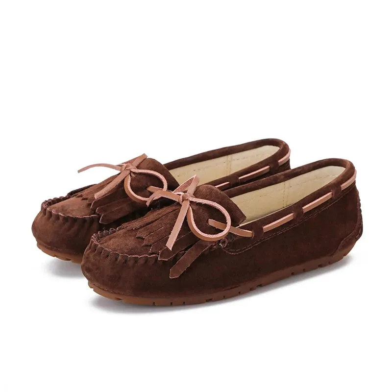 GRWG women genuine Leather flats casual female Moccasins Spring Summer lady loafers Women Driving Shoes