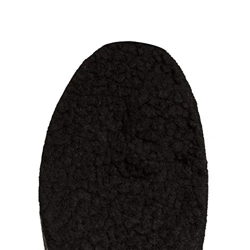 Height Increase Insoles with Fur and Air Cushion - 2" Shoe Lifts - Heel Lift (US Men's 7-9.5) Black