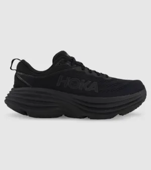 Hoka Mens Bondi 8 Running Shoe Black/Black