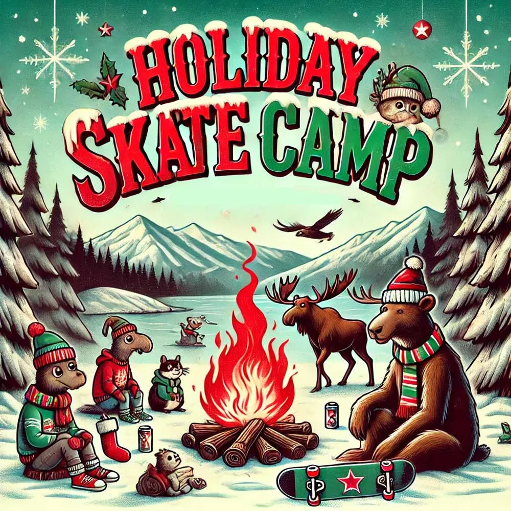 Instructional Holiday Break Skateboarding Day Camp December 27th 2024!