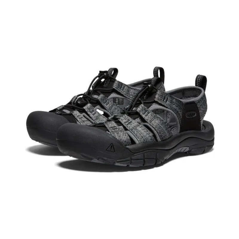 Keen Newport H2 Men's Tough Walking Sandals -Black / Steel Grey