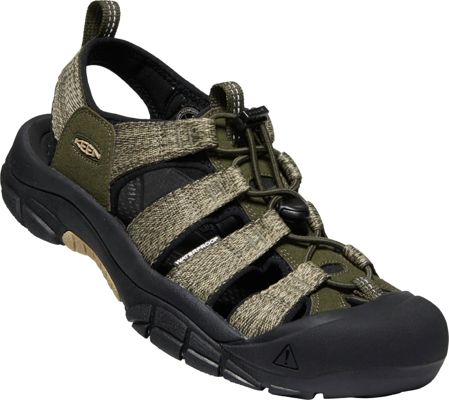 'Keen Outdoor' Men's Newport H2 Sandal - Forest Night / Black