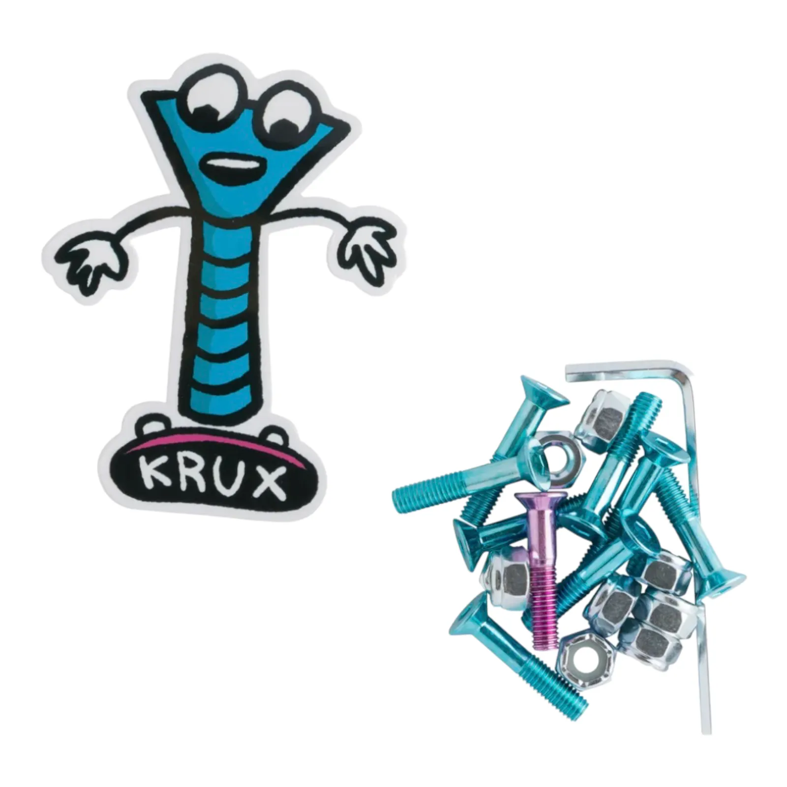 Krux Krome 1 in Allen Hardware Blue w/Pink Pk/9