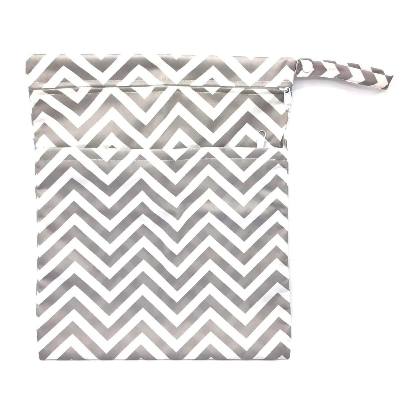 Large Wetbag - Grey Chevron