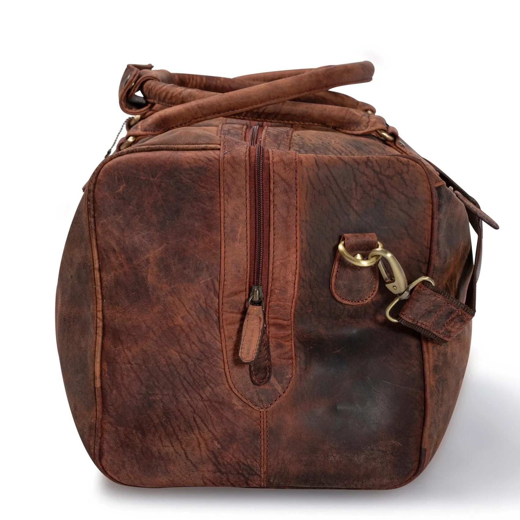 Leather Duffle Bag - Panama