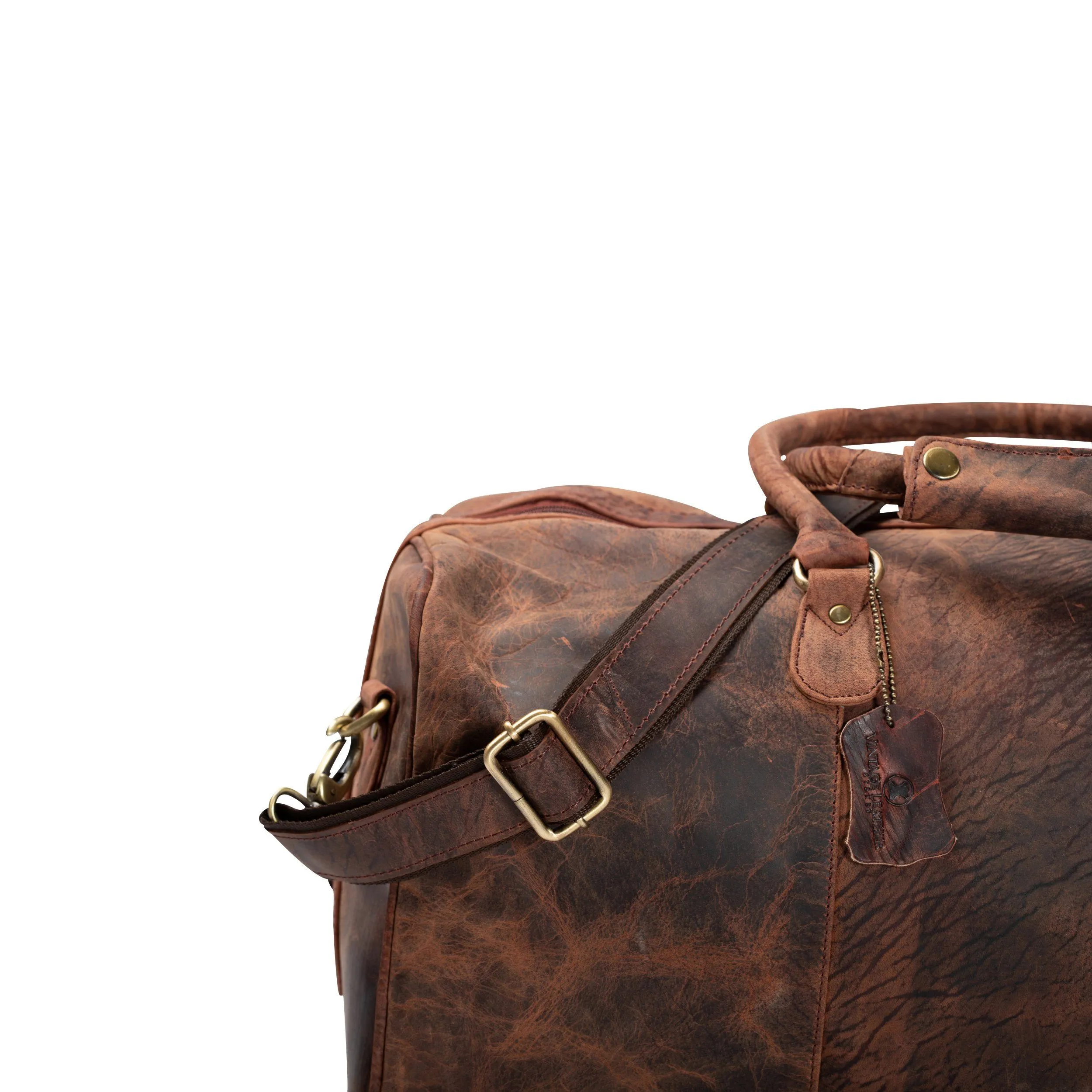 Leather Duffle Bag - Panama