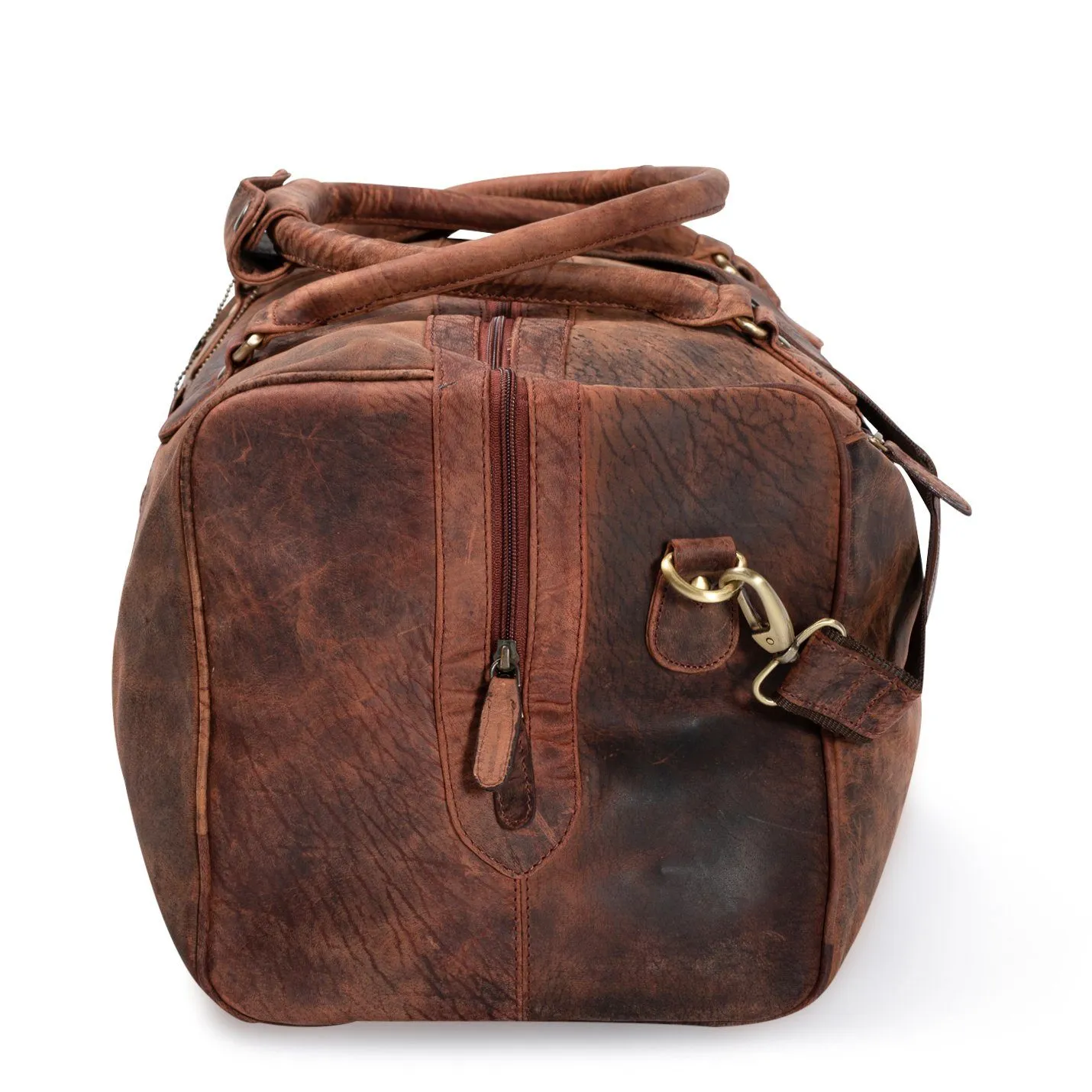 Leather Duffle Bag - Panama