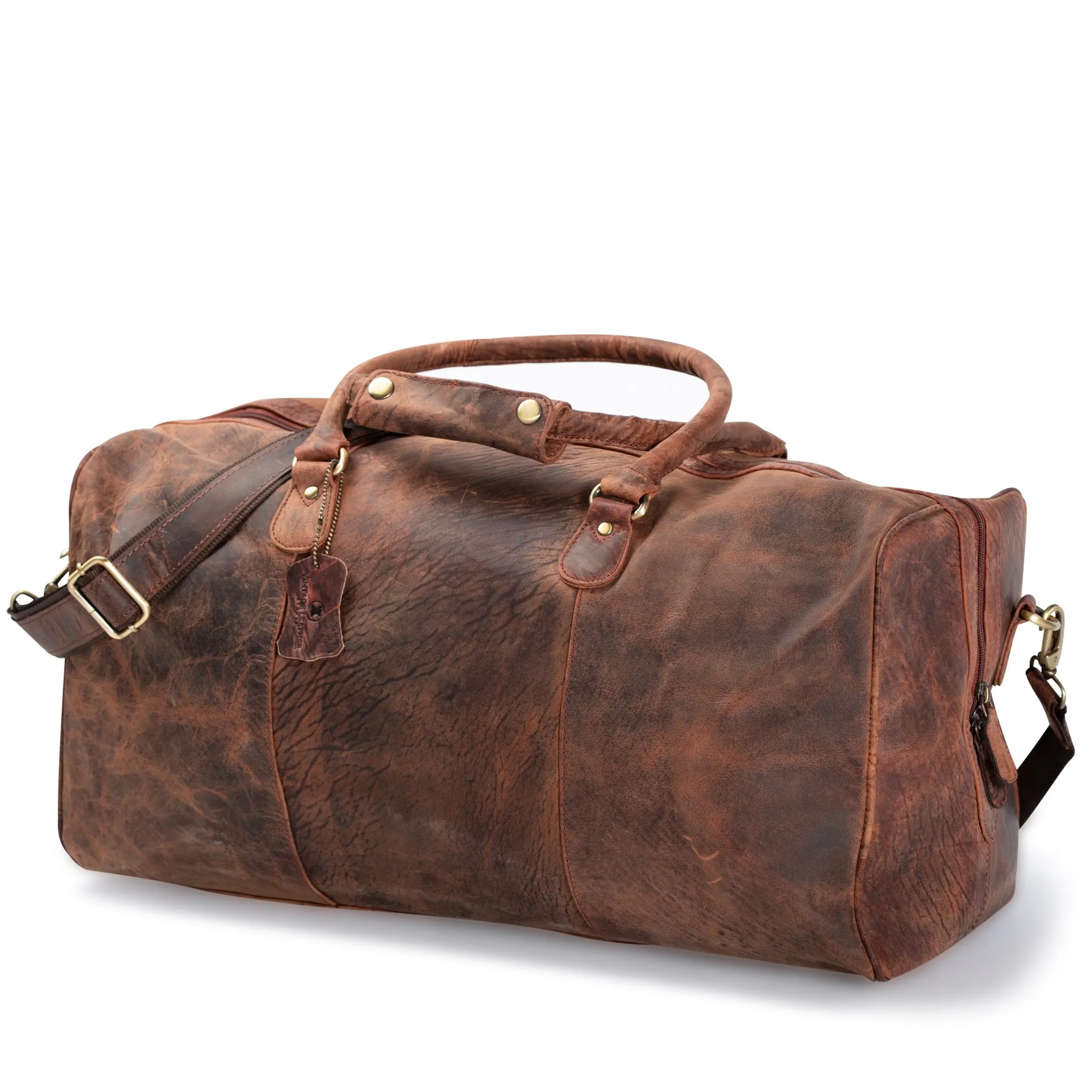 Leather Duffle Bag - Panama