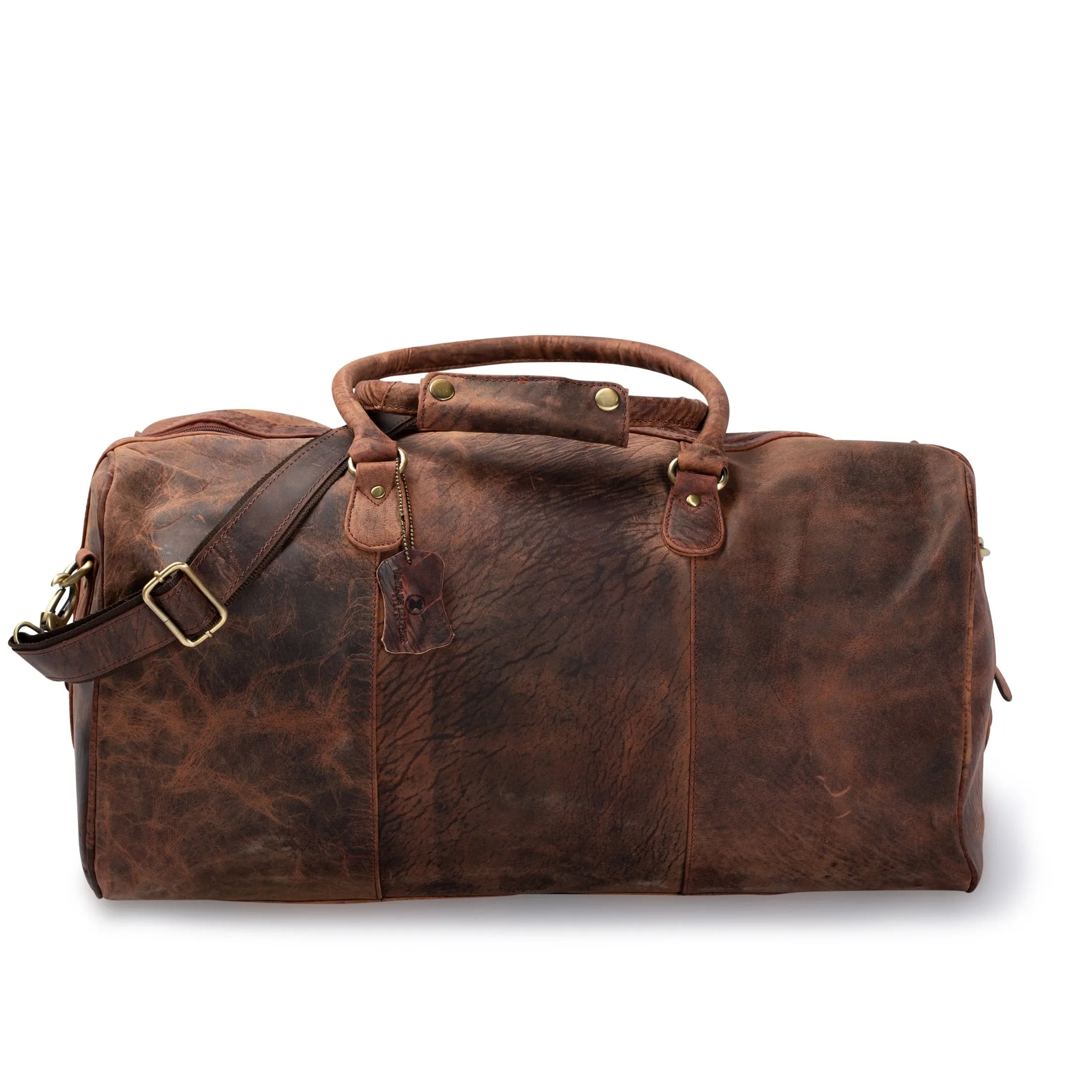 Leather Duffle Bag - Panama