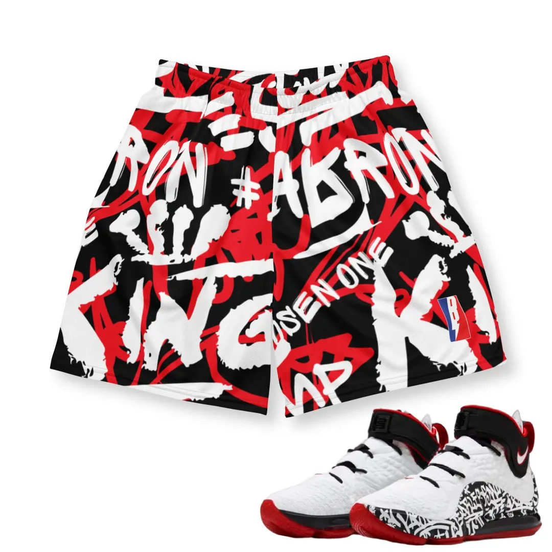 LEBRON 4 GRAFFITI MESH SHORTS