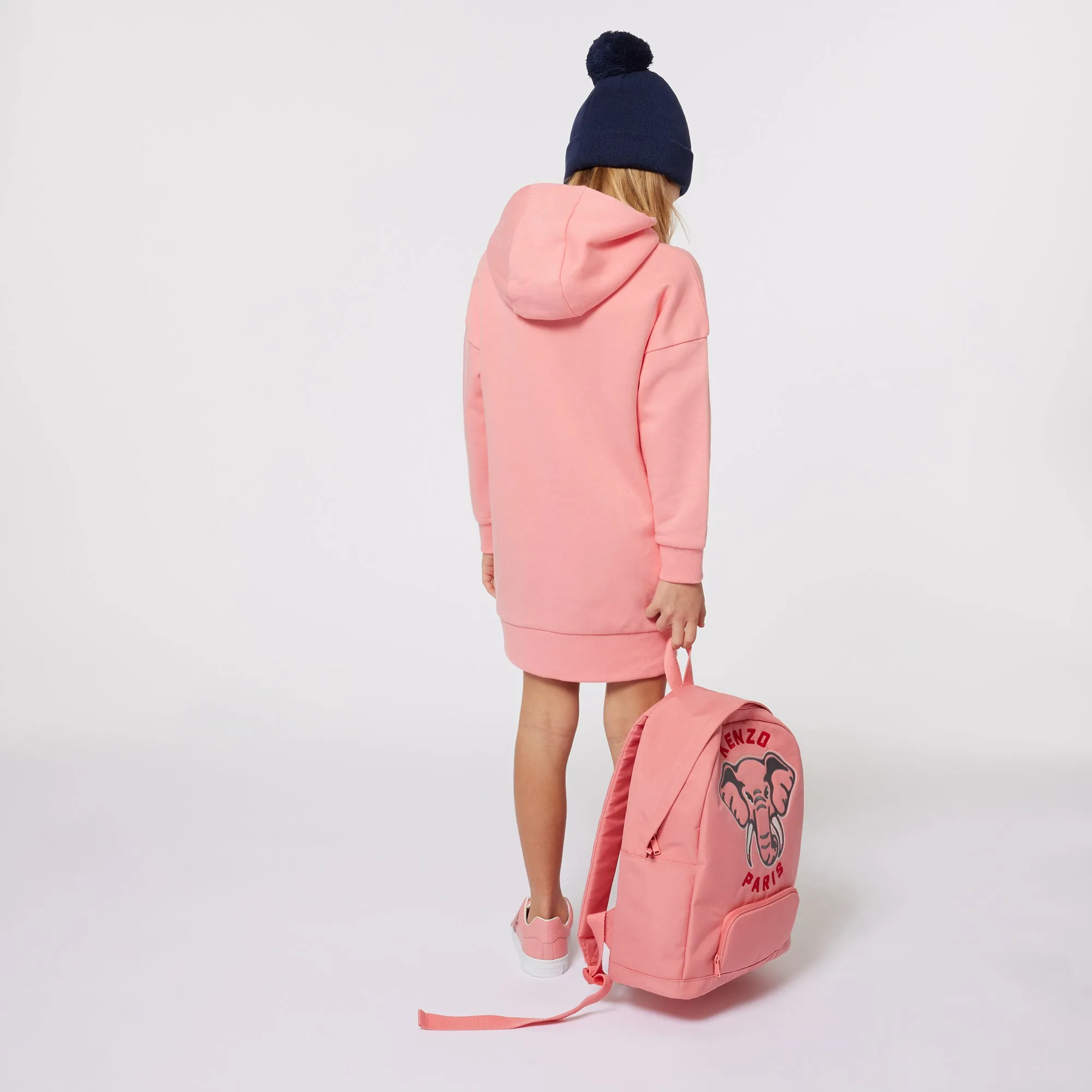 Logo Elephant Hooded Dress