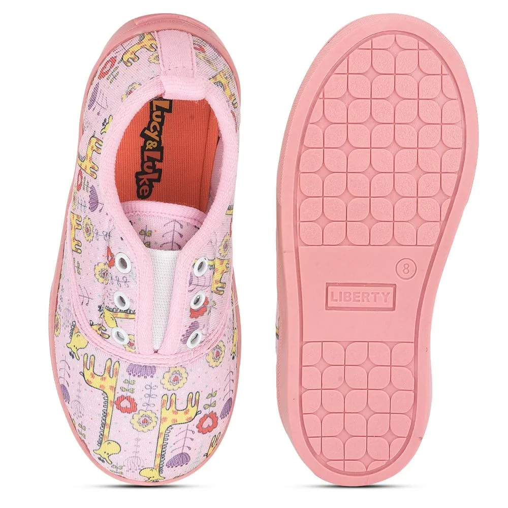 Lucy & Luke (Pink) Casual Lacing Shoes For Kids Mint-3 By Liberty