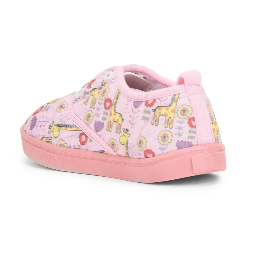 Lucy & Luke (Pink) Casual Lacing Shoes For Kids Mint-3 By Liberty