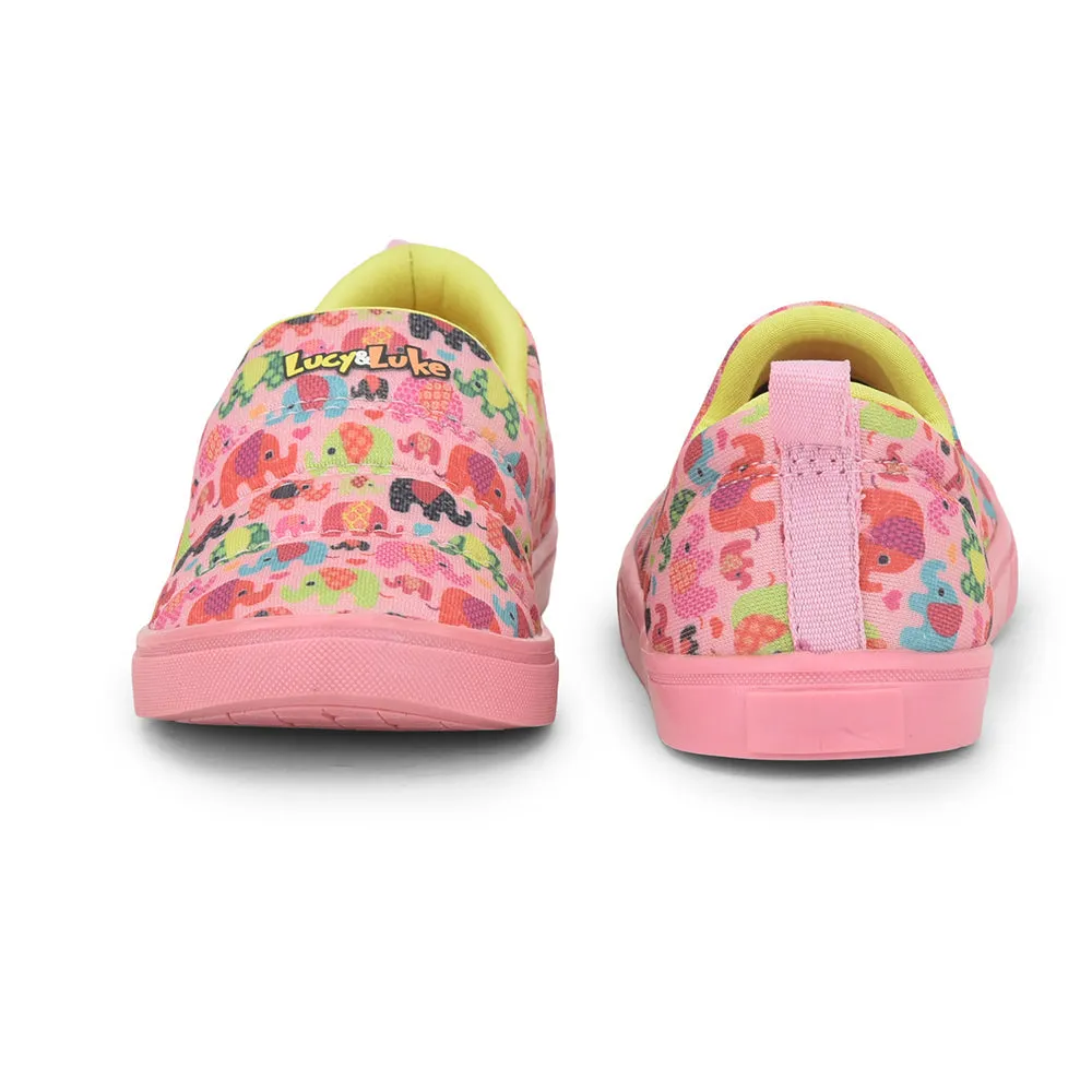 Lucy & Luke (Pink) Sports Non Lacing Shoes For Kids MINT-8 By Liberty