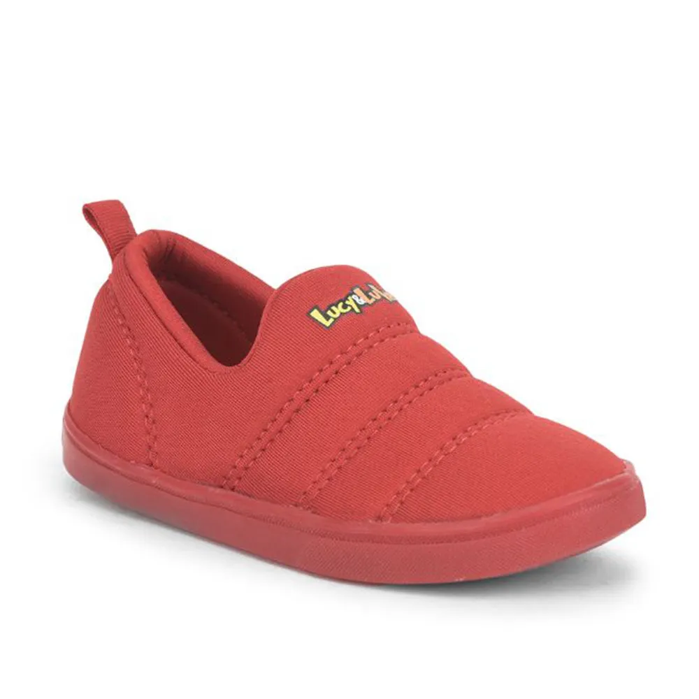 Lucy & Luke (Red) Sports Non Lacing Shoes For Kids MINT-9 By Liberty