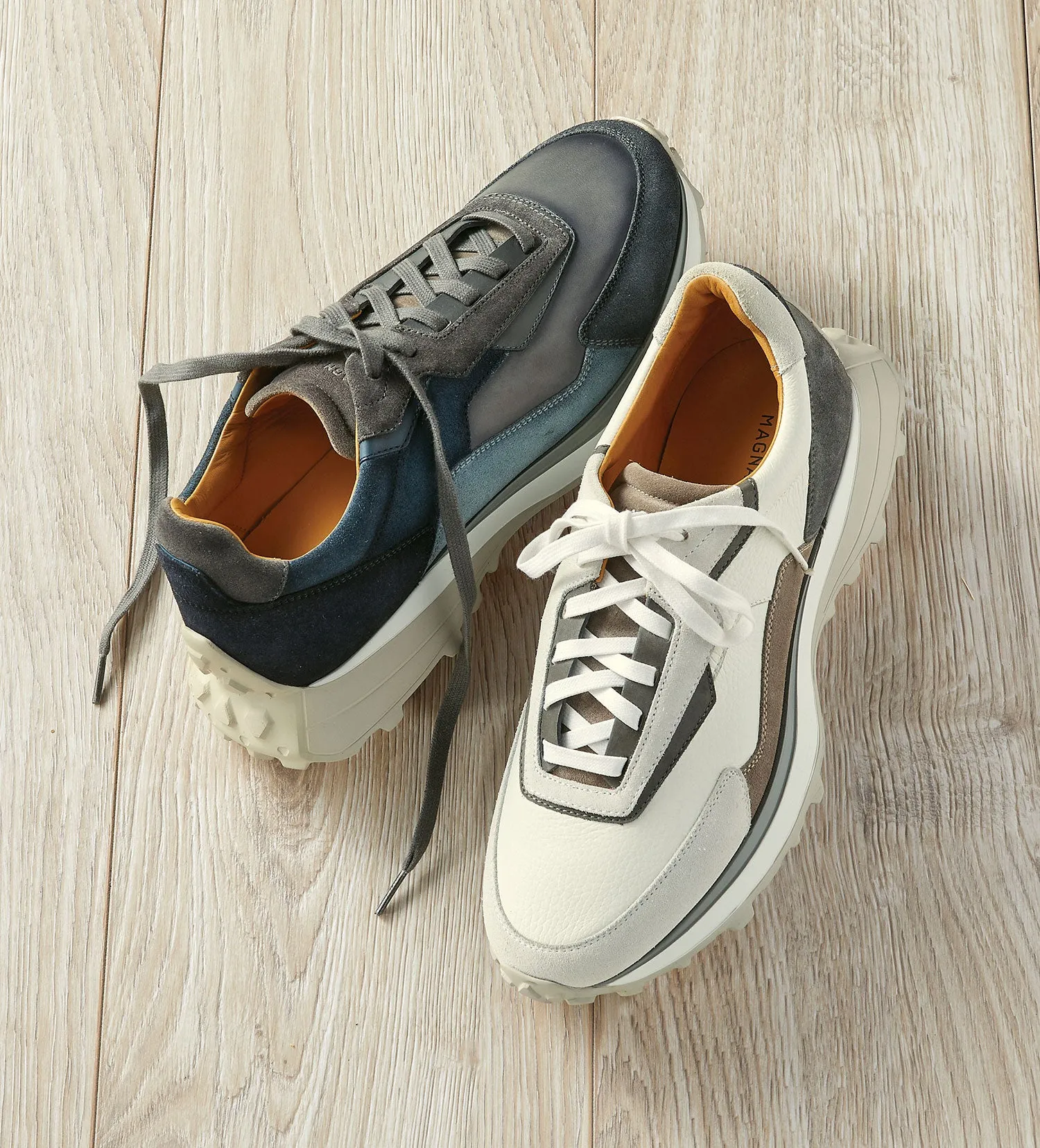 Magnanni Onyx Sneaker - White/Grey