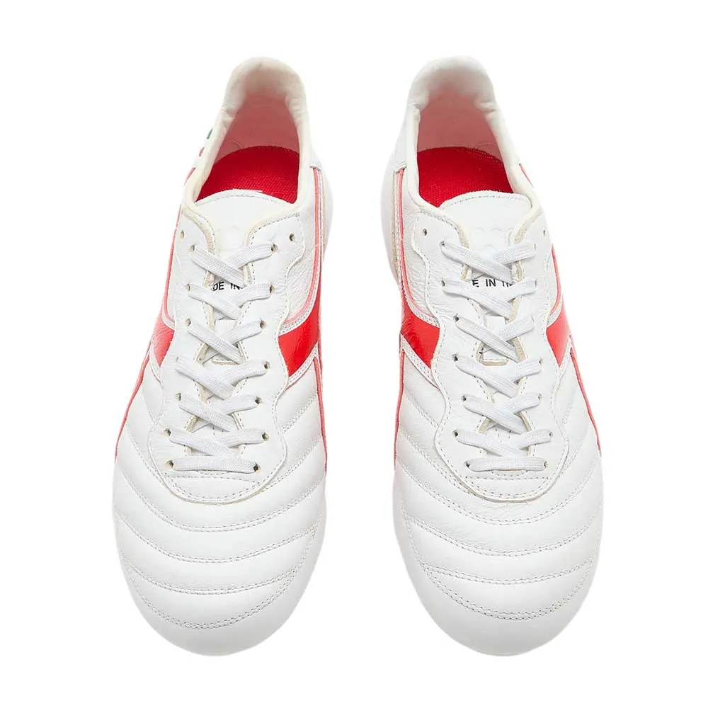 Men's Brasil Italy OG Lt  FG Soccer Shoe - White/Milano Red