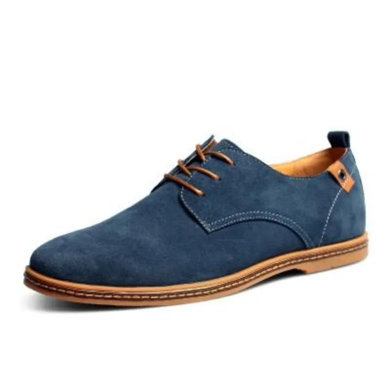 Mens Causal Suede Lace Up Shoes