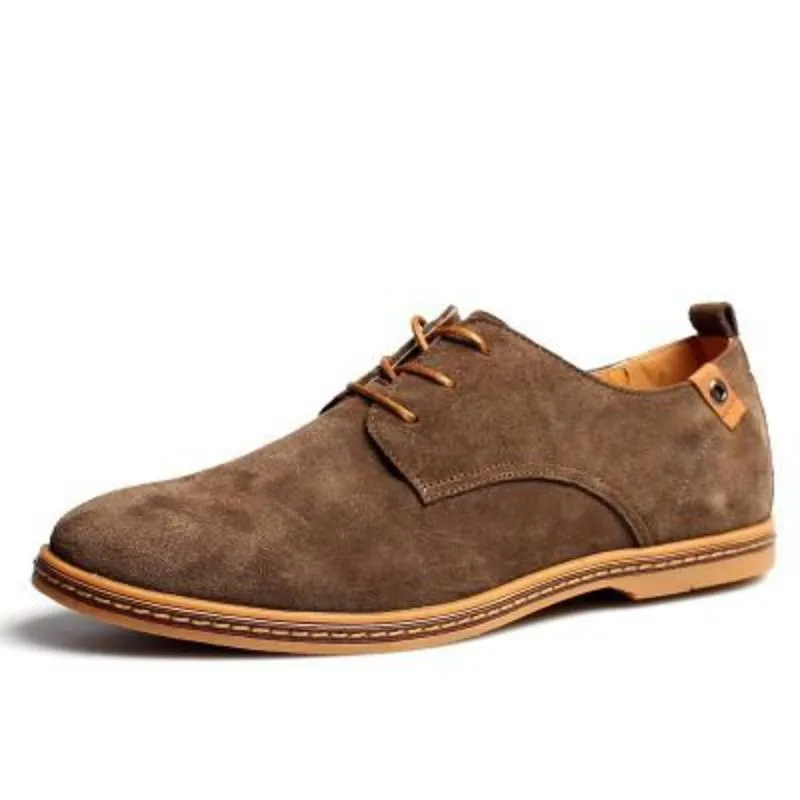 Mens Causal Suede Lace Up Shoes