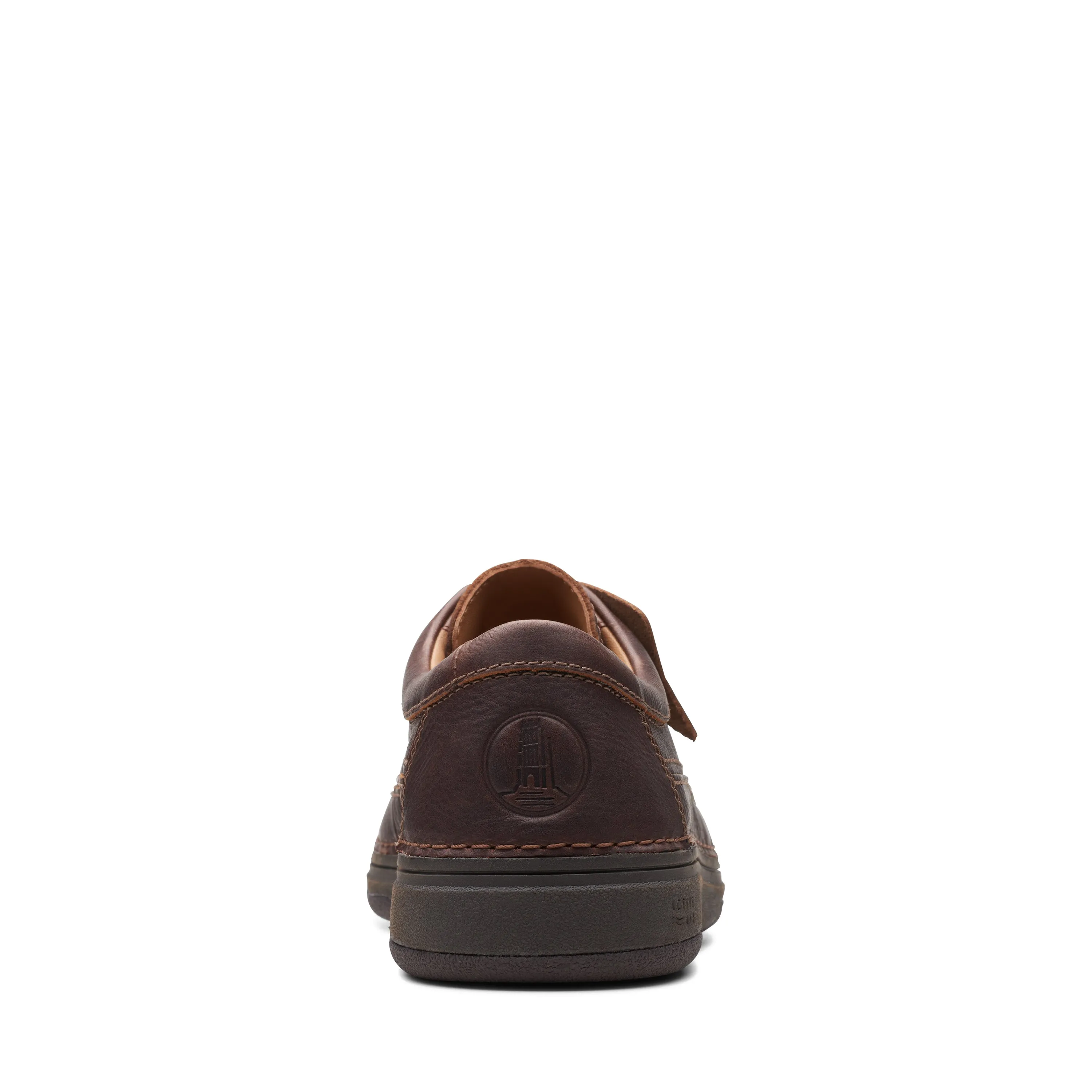 Men's Clarks Nature 5 Lo Color: Dark Brown Leather (WIDE WIDTH)