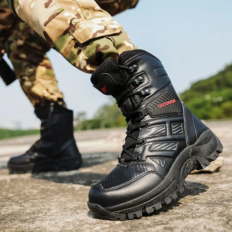 Men's field boots men's high top outdoor shoes men's combat boots field desert special professional training tactical boots