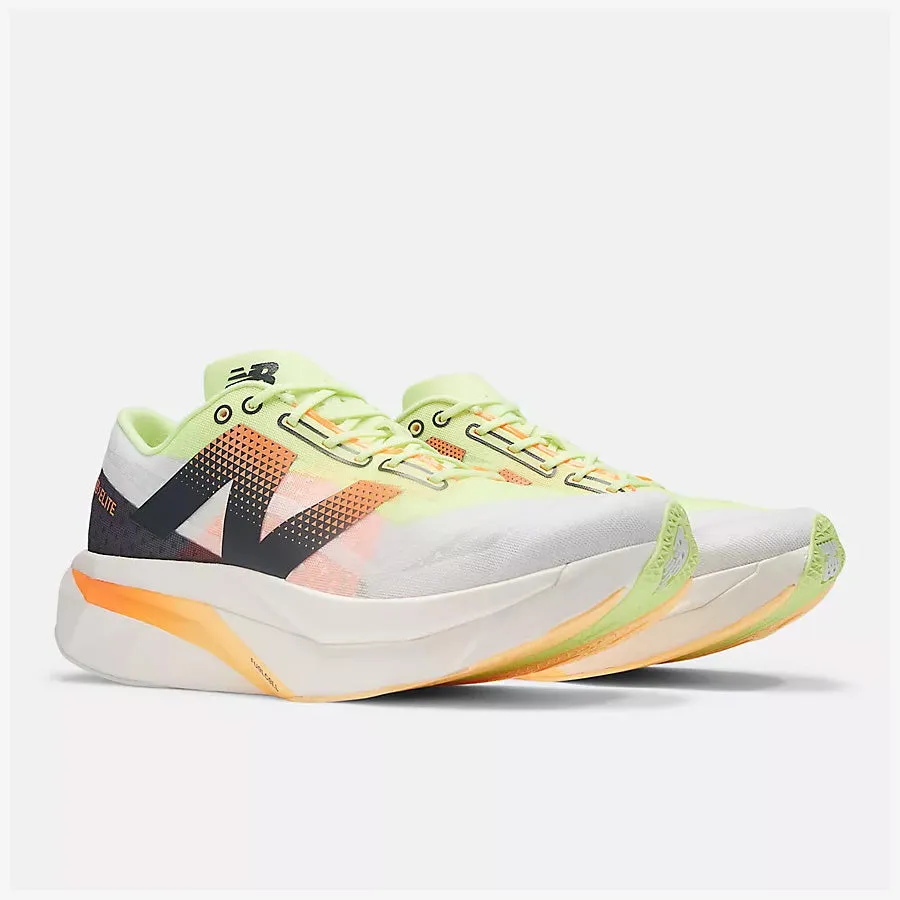 Men's FuelCell SuperComp Elite v4 (White/Bleached Lime Glo)