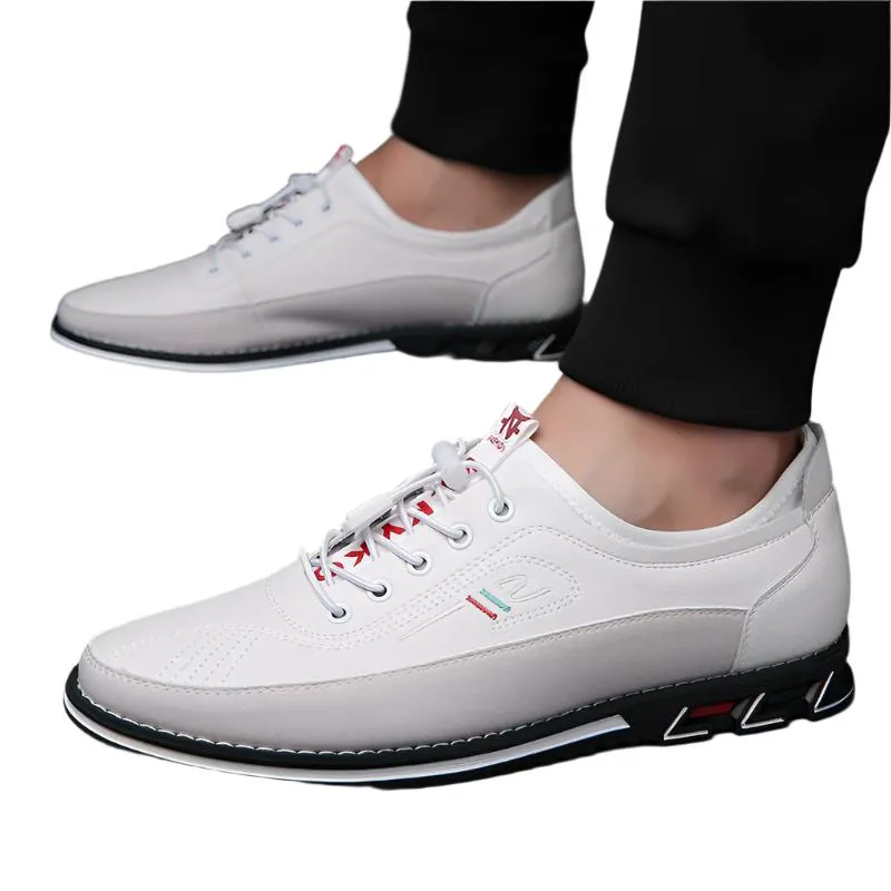 Mens genuine Leather Waterproof Shoes