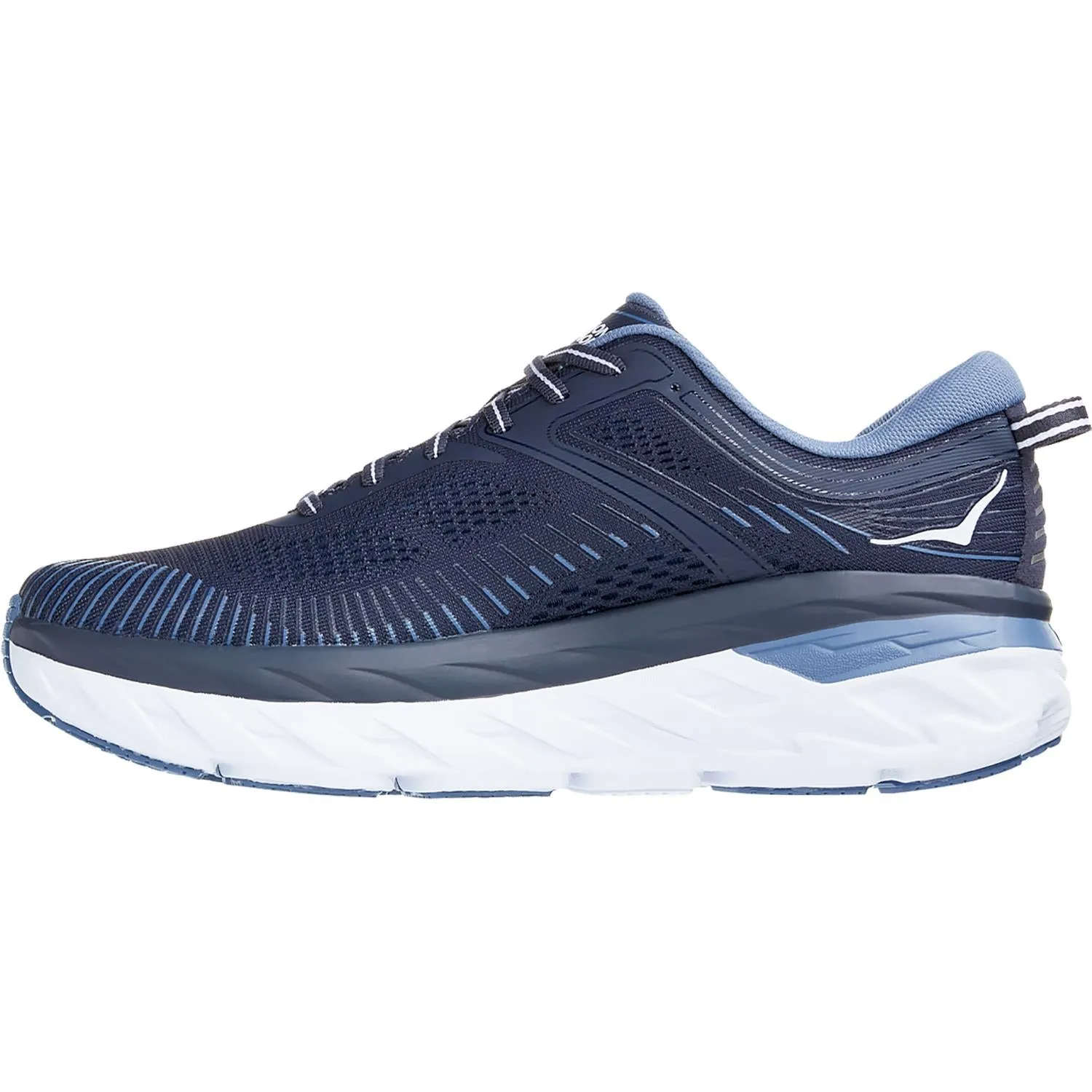 Men's Hoka One One Bondi 7 Ombre Blue/Provincial Blue Mesh