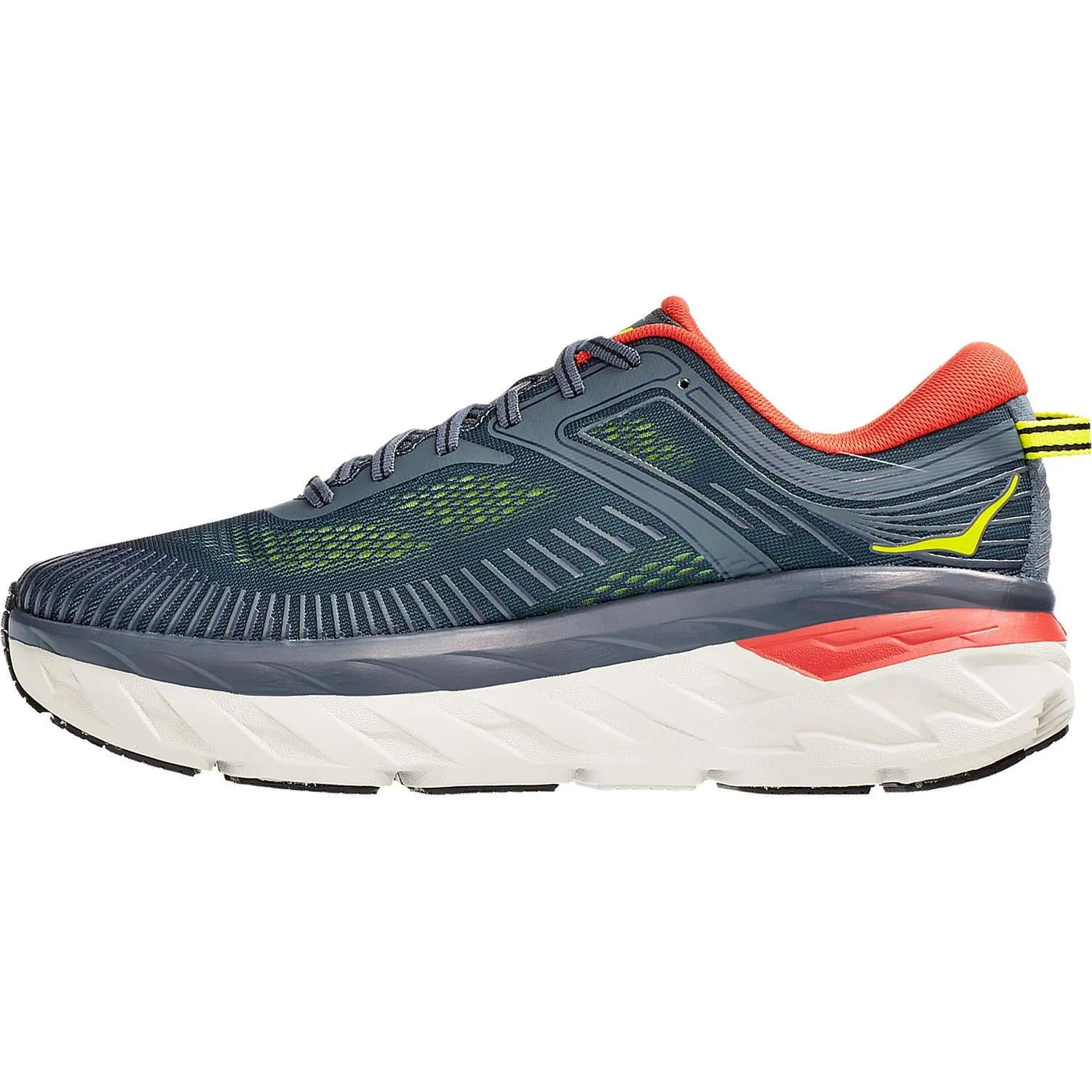 Men's Hoka One One Bondi 7 Turbulence/Chili Mesh