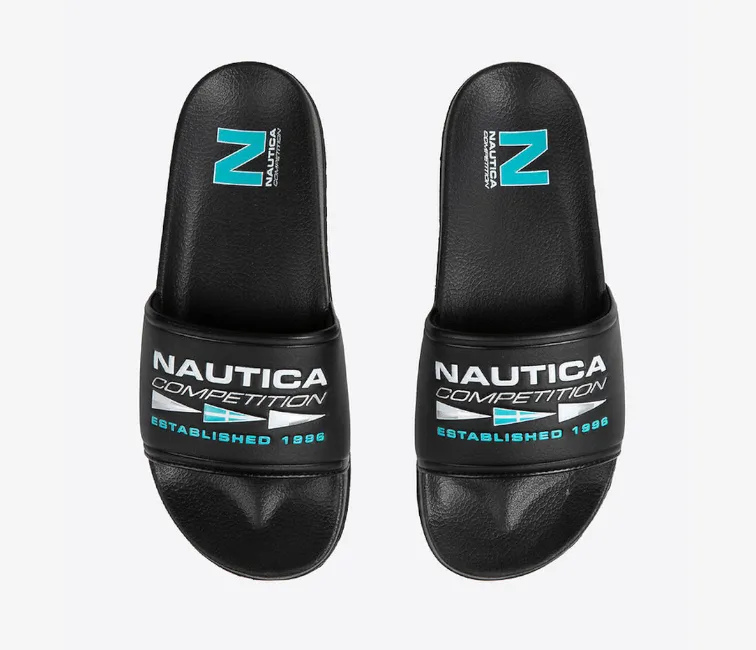 Men's Nautica Competition Keyport Slide (Black)