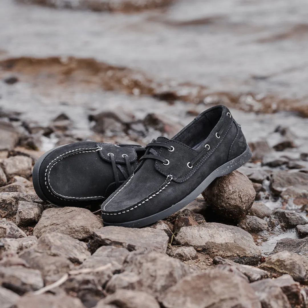 Mull Ladies Deck Shoe - Midnight Navy by Hoggs of Fife