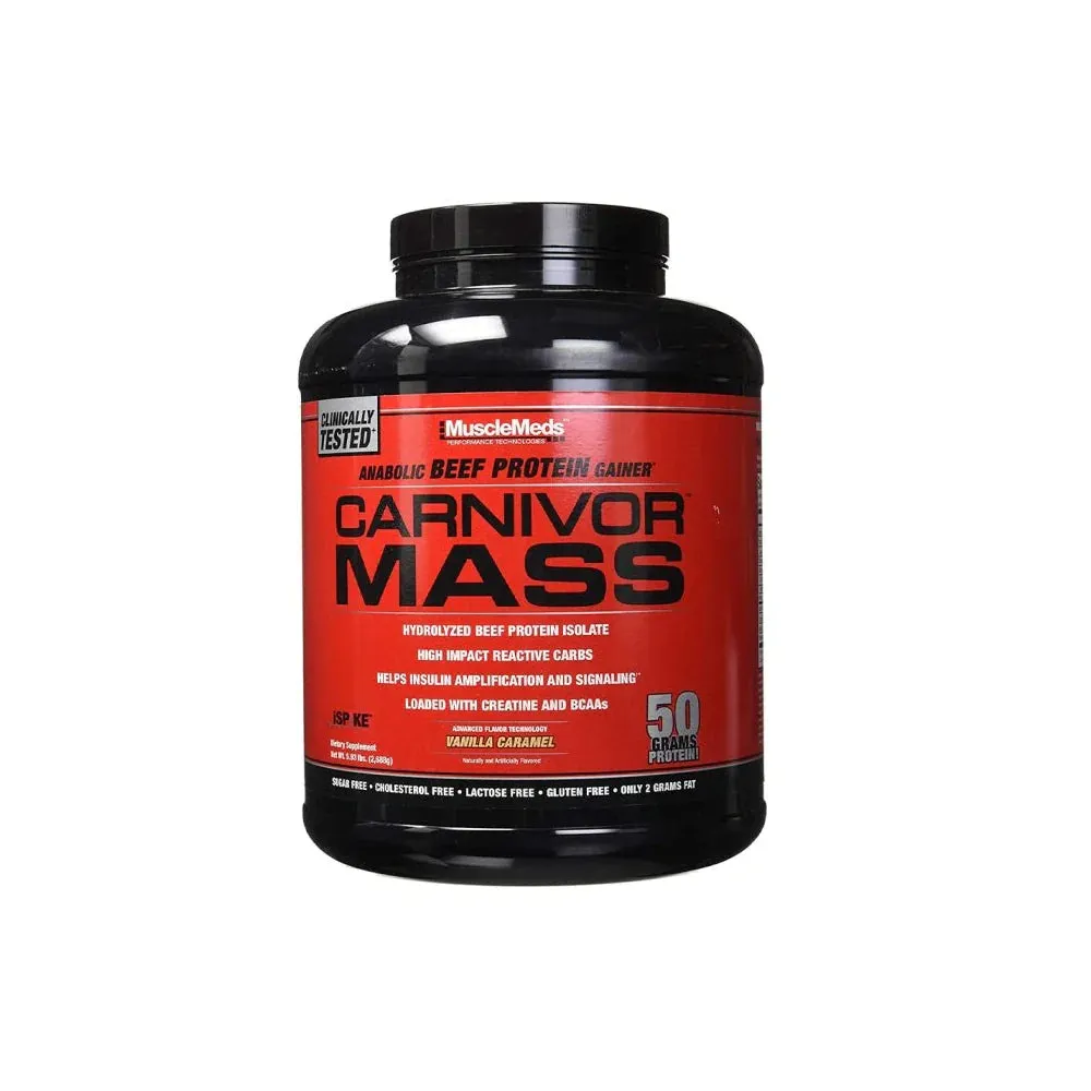 MuscleMeds Carnivor Mass 14 servings Vanilla Caramel Flavour