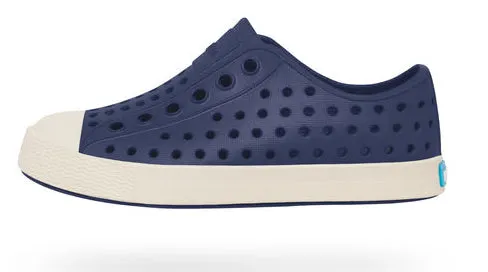 Native Jefferson Shoes-Regatta Blue/Bone