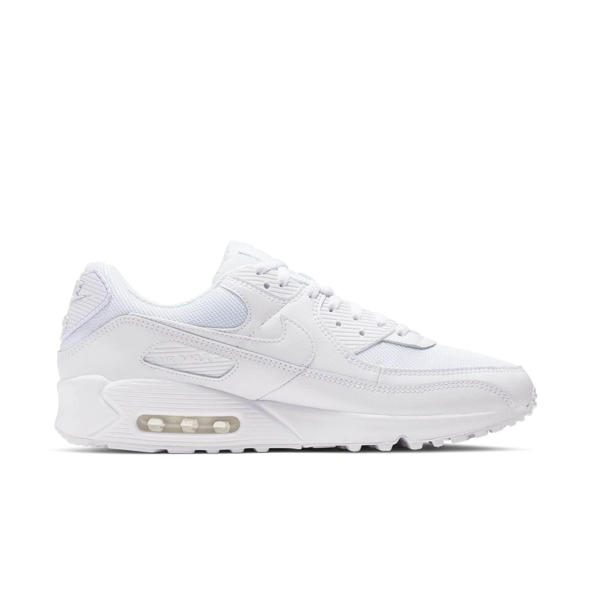 Nike Air Max 90 Recraft Triple White - Men's