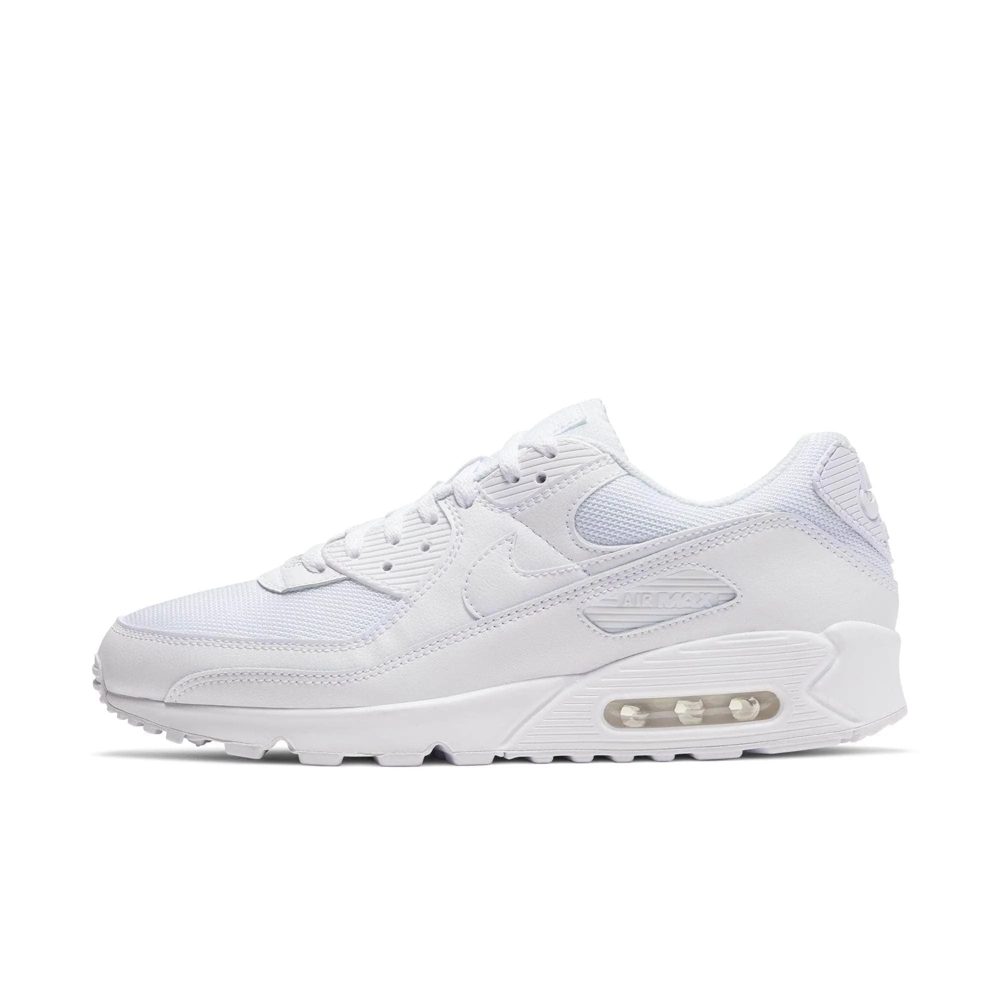 Nike Air Max 90 Recraft Triple White - Men's