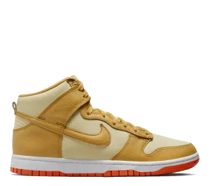 Nike Dunk High Retro Premium "Team Gold"