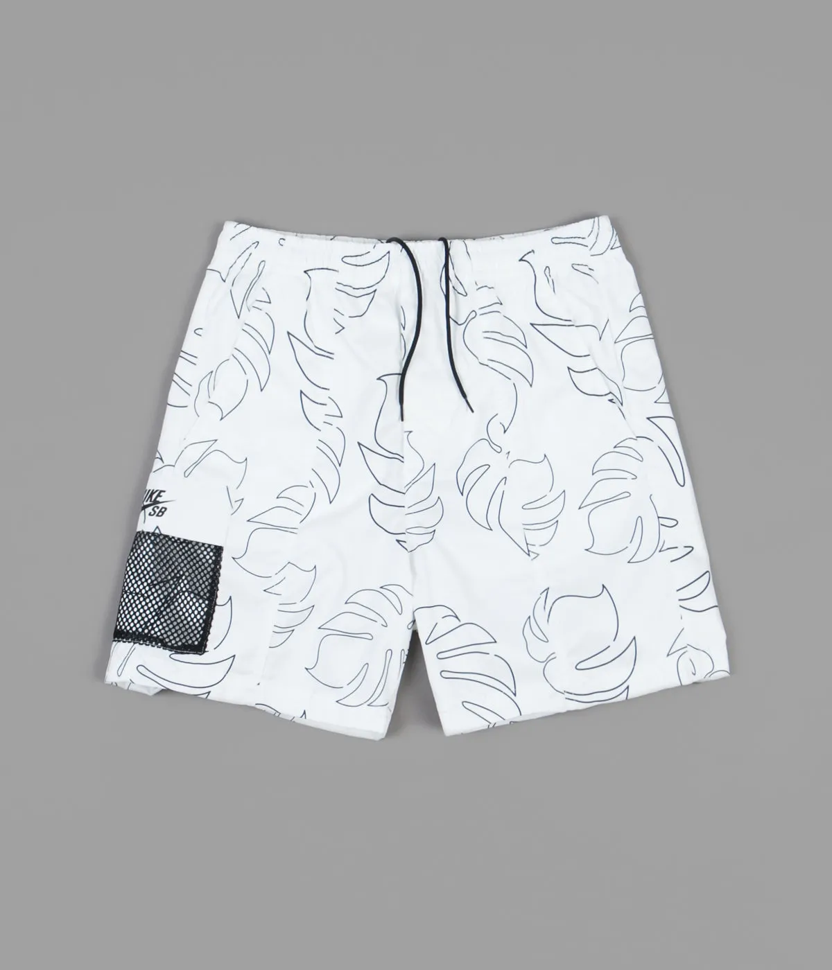 Nike SB Paradise Shorts - White / Black / Black