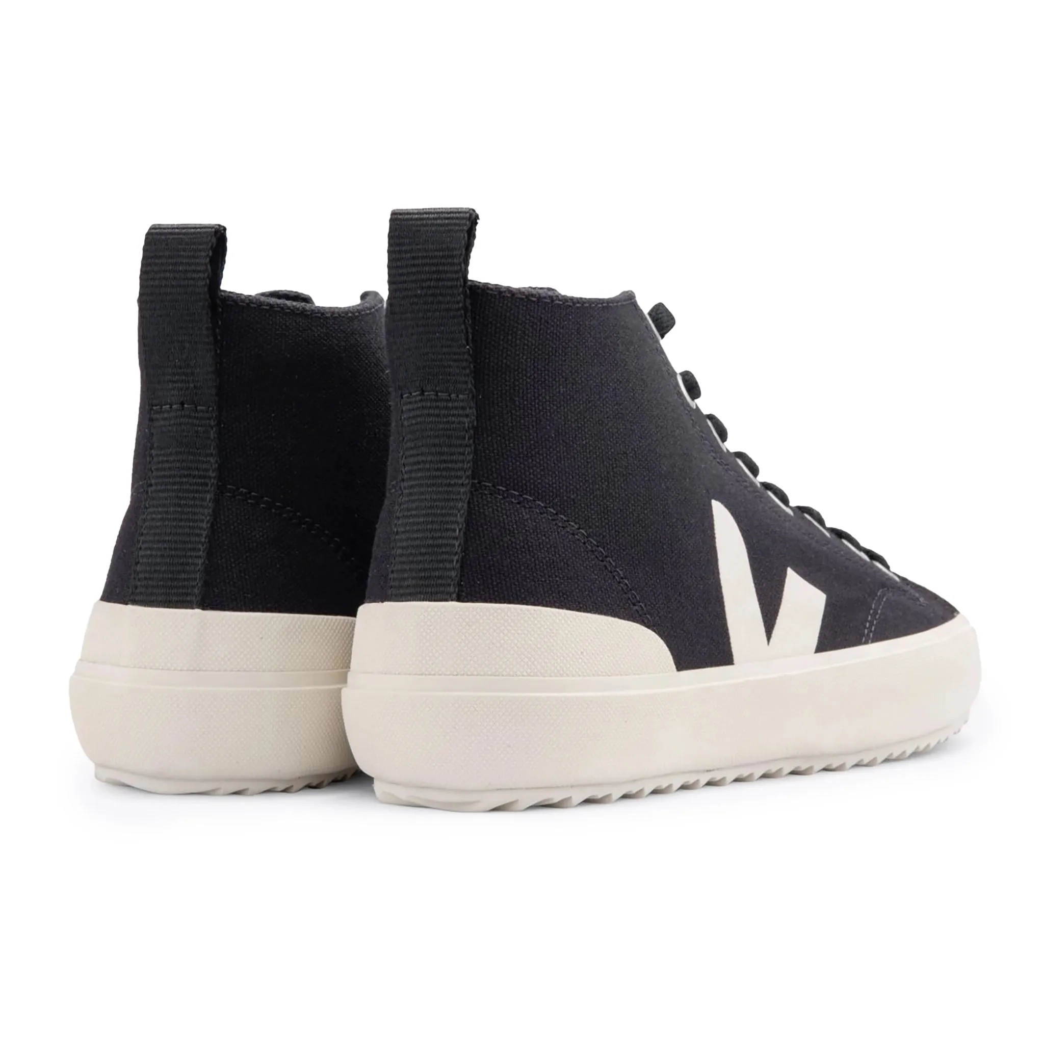 Nova High Top Canvas Trainer -  Black Pierre