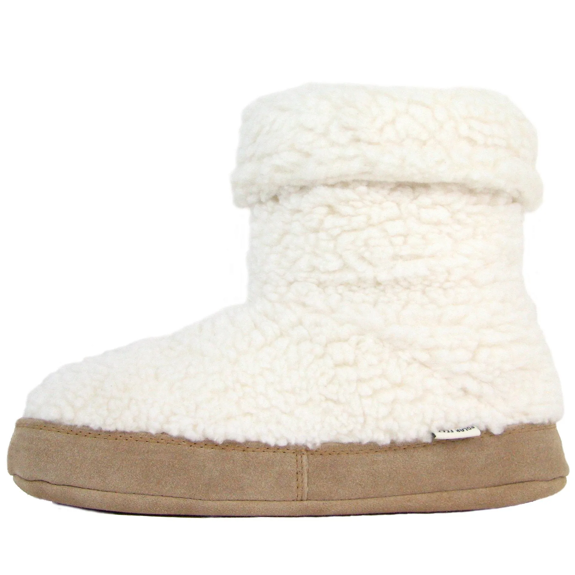 Polar Feet Women's Snugs - Cream Berber