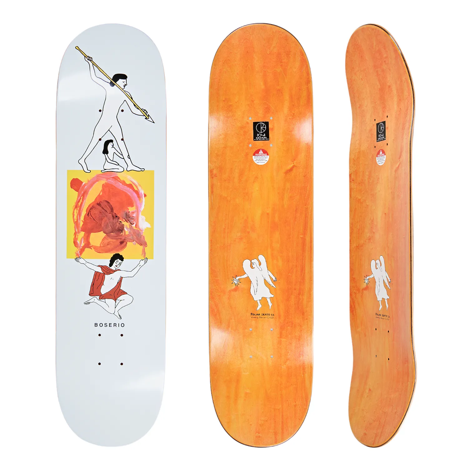 Polar Nick Boserio Family (Light Blue) Deck 8.25"