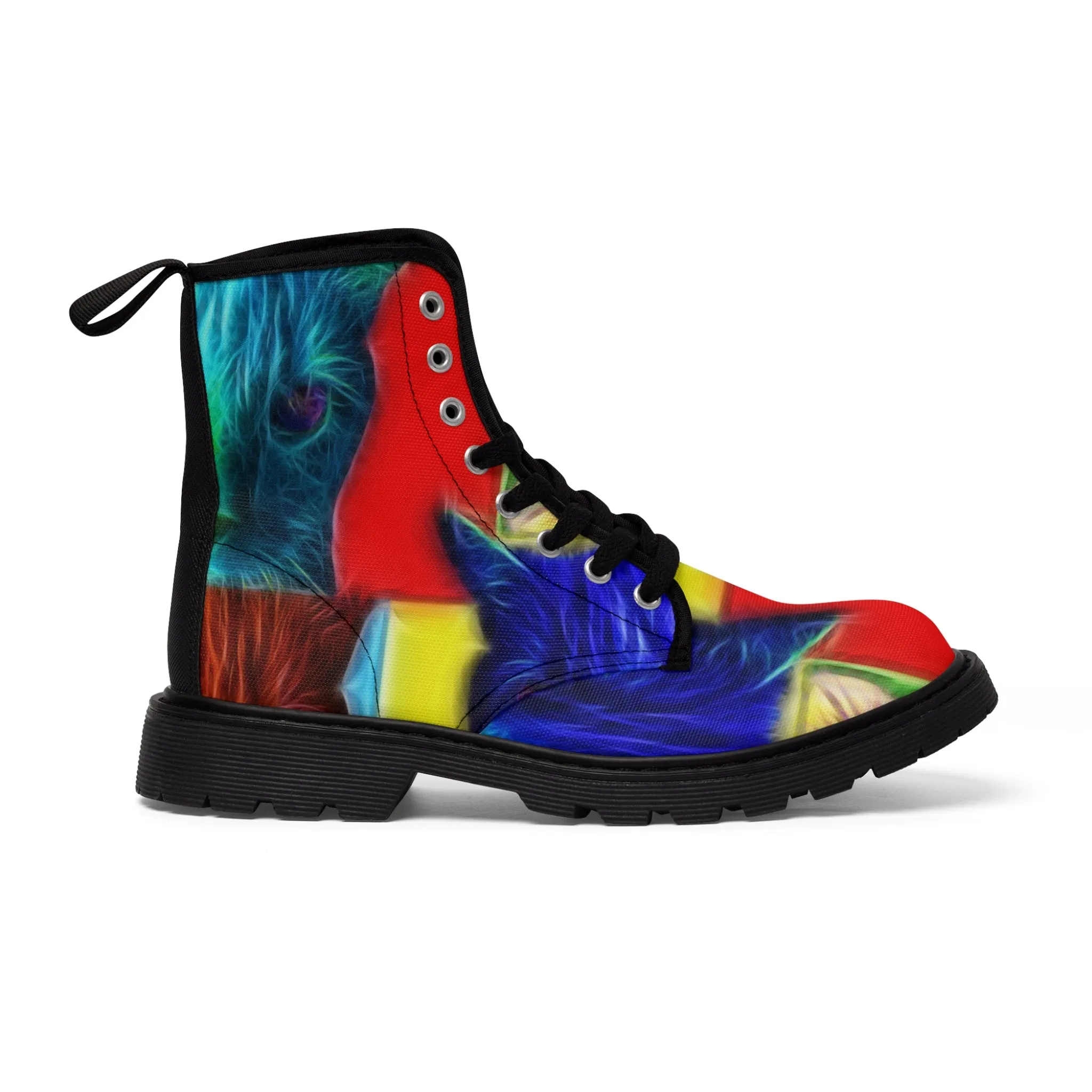 Pop Cats - Inovax Woman's Canvas Boots