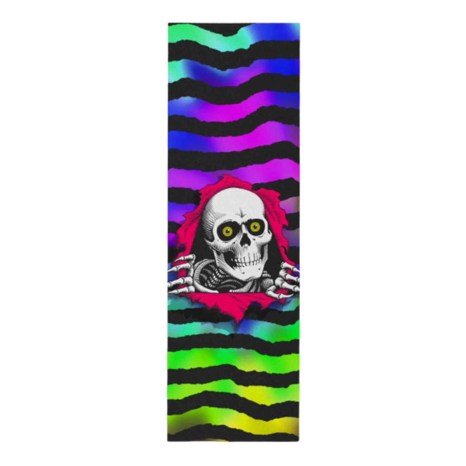 Powell Peralta Grip Tape Sheet 10.5 x 33 Ripper Tie-dye (White)