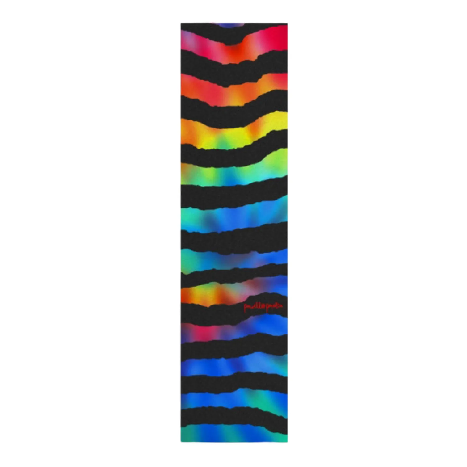 Powell Peralta Grip Tape Sheet 9 x 33 Rainbow Rip (Black)