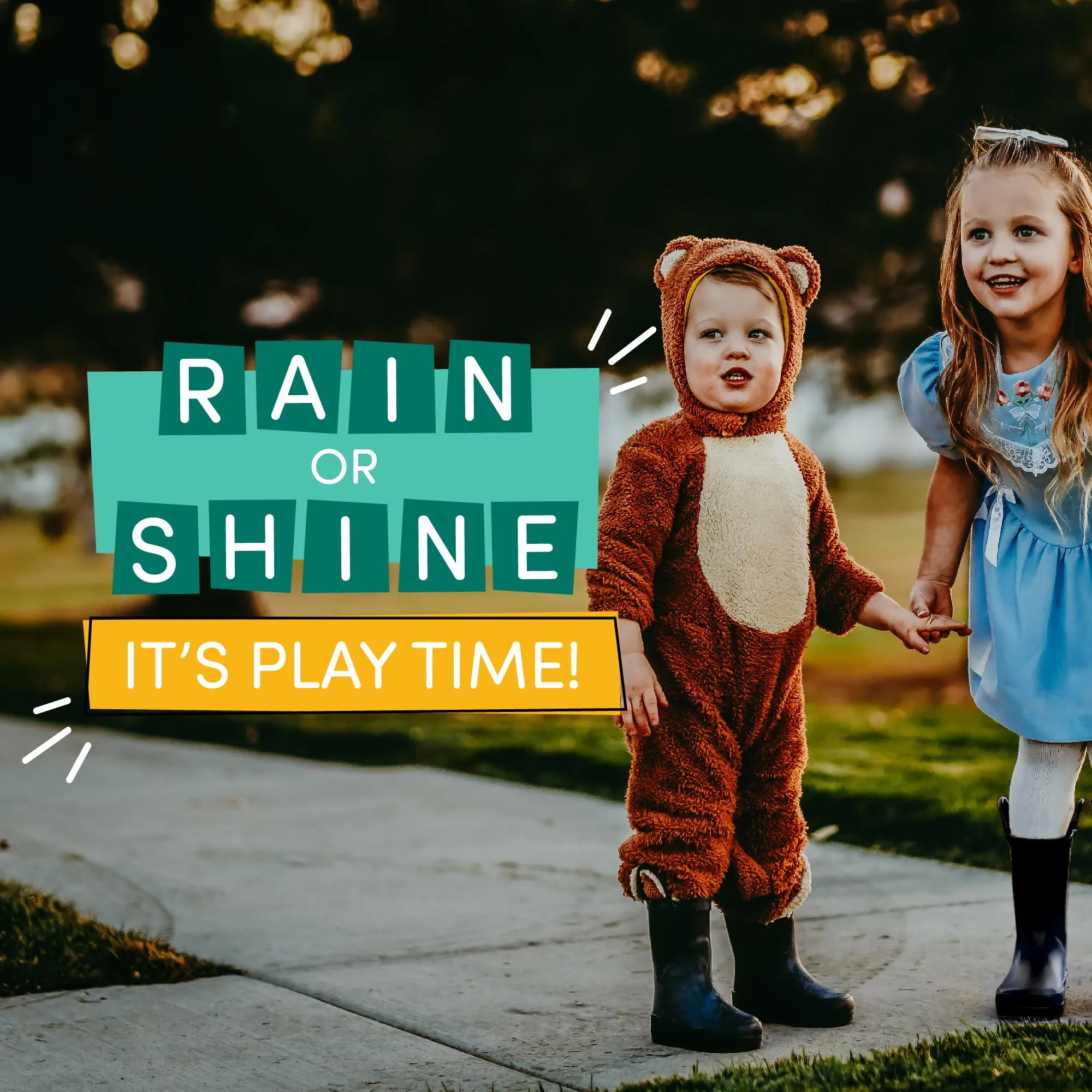 Premium Natural Rubber Rain Boots with Matte Finish for Toddlers and Kids