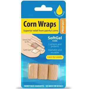 Profoot SoftGel Corn Wraps Pack of 3 (P) (N)