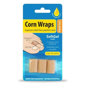 Profoot Softgel Corn Wraps Pack of 3