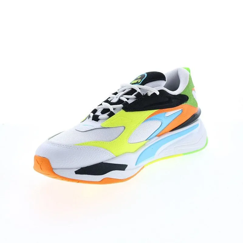 Puma Men's RS Fast Tropics Shoes - White / Black / Blue / Green / Yellow